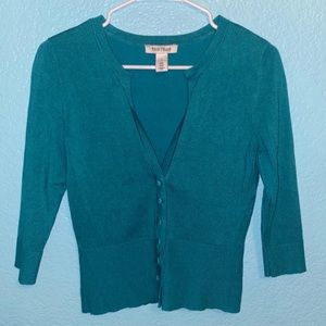 Teal Cardigan